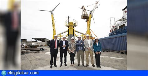 Canarias presenta la primera plataforma flotante eólica de España El