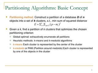 3.2 partitioning methods | PPT | Computing | Technology & Computing 