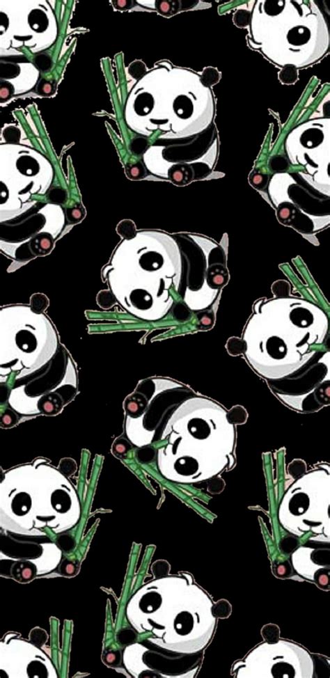 P Descarga Gratis Patr N De Panda Bamb Blanco Y Negro Pandas