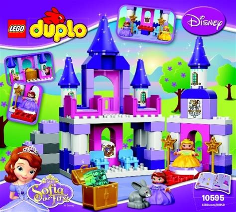 Lego Instructions For Set Sofia S Royal Castle Duplo Sofia The