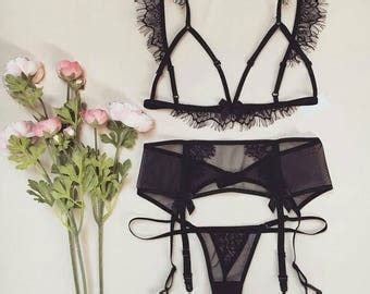 Garter Belt Lingerie Etsy
