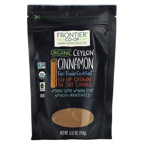 Frontier Co Op Organic Fair Trade Ceylon Cinnamon 557 Oz 158 G