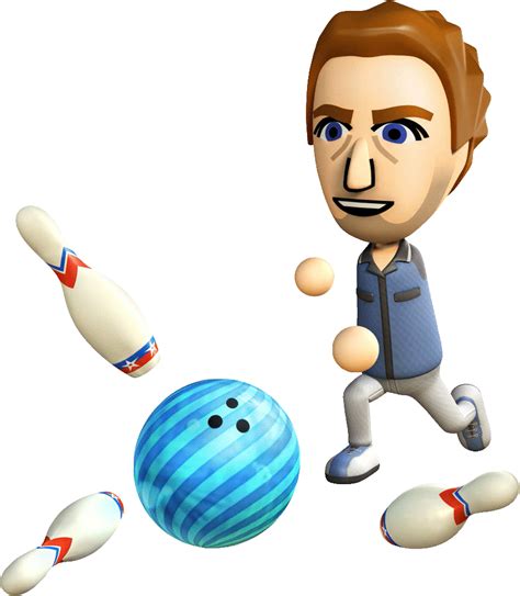 Download Bowling Mii - Mii Bowling Png - ClipartKey