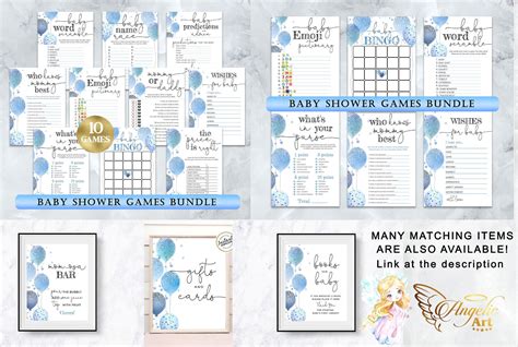 Blue Balloons Thank You Card INSTANT DOWNLOAD 2 Sizes Baby - Etsy