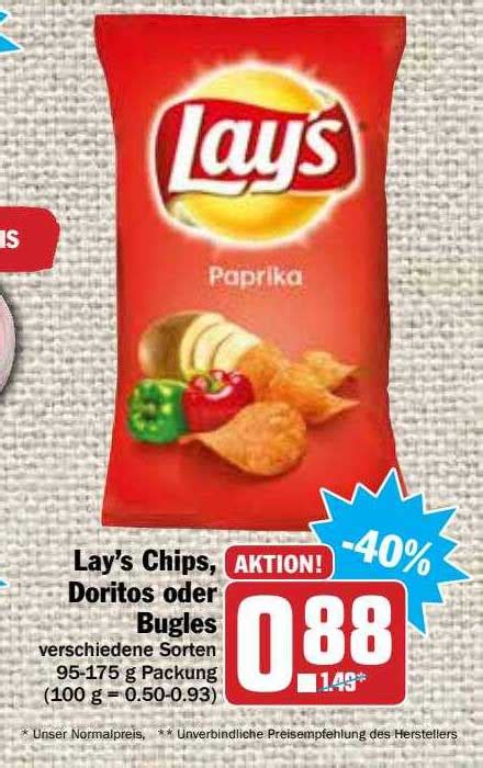 Lay S Chips Doritos Oder Bugles Angebot Bei Hit 1Prospekte De