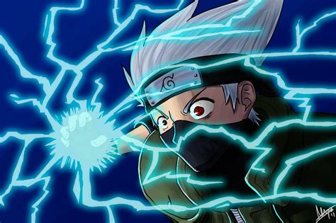 Kakashi - Lightning Blade by meia15 on DeviantArt