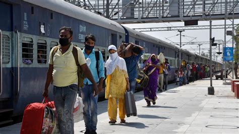 Railways To Operate 2 600 Shramik Special Trains In Next 10 Days To