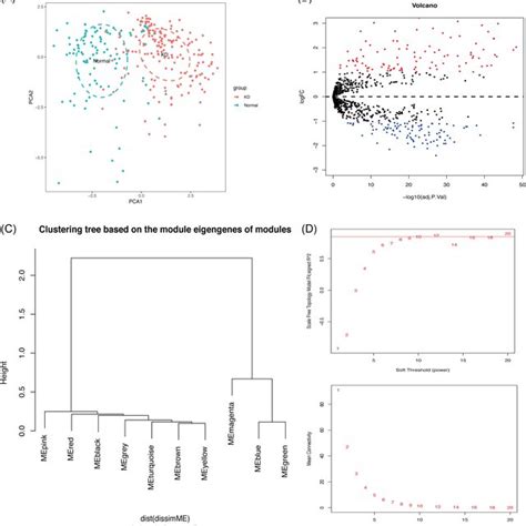 (A) Principal component analysis distribution of immune cells in normal ... 