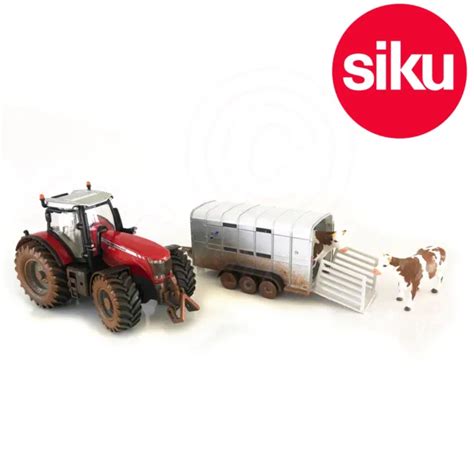 Siku Massey Ferguson Tracteur Ifor Williams Remorque Mod Le