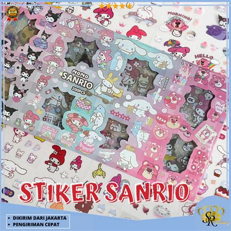 Jual Srgalery Lembar Sticker Karakter Lucu Cinnamonroll Sanrio