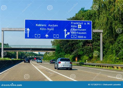 Autobahn Road Signs