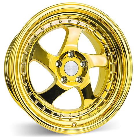 19 Esr Wheels Sr02 Vacuum Gold Chrome Jdm Style Rims Esr074 3