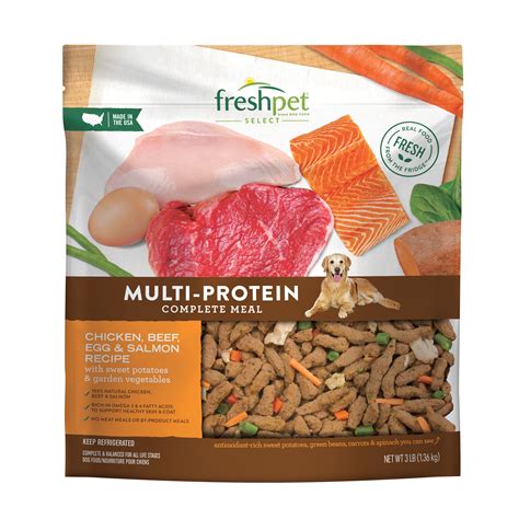 Freshpet Healthy & Natural Dog Food, Roasted Meals Multiprotein Recipe ...