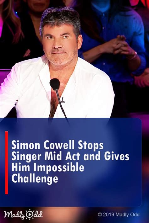 Simon Cowell Stops Singer Mid Act And Gives Him Impossible Challenge