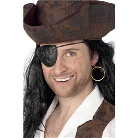 Pirate Eye Patch And Earring Costume World