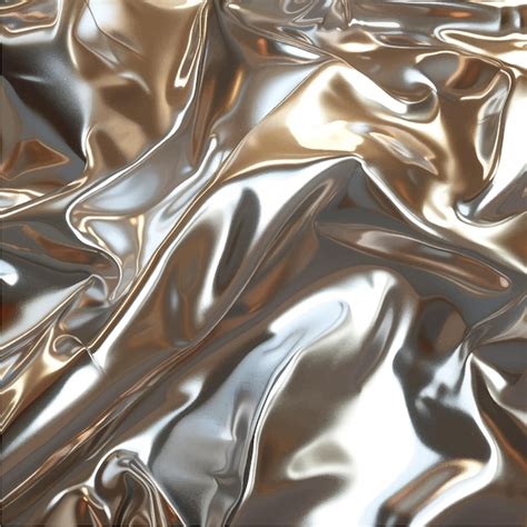 Metallic Foil Pattern Material Textured Paper Shiny Silver Background