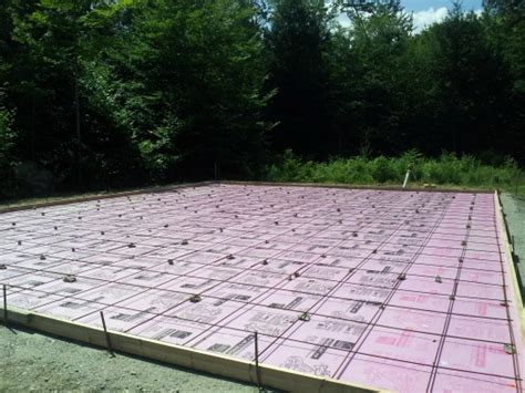 Concrete Basketball Court in Maine