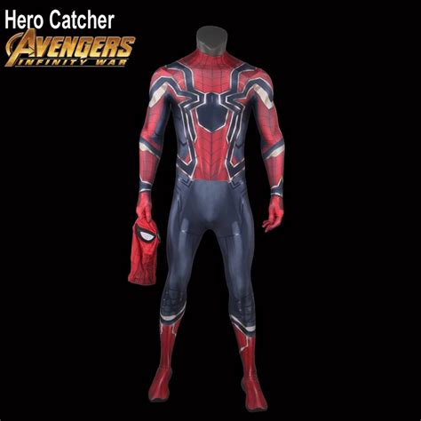 Hero Catcher Top Quality Infinity War Iron Spider Costume Avengers Iron Spiderman Cosplay