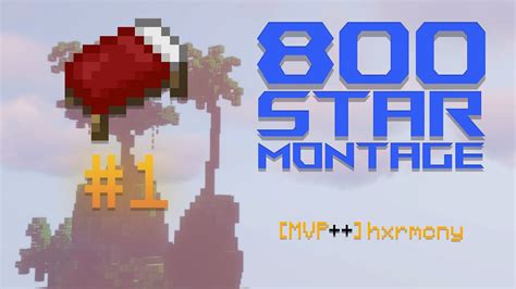 800 Star Bedwars Montage YouTube