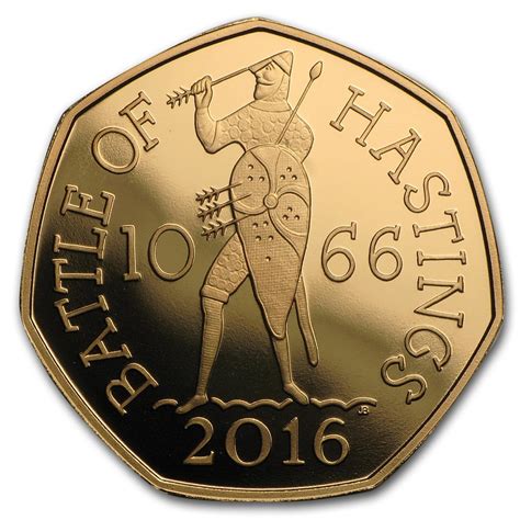 Buy 2016 Great Britain 50 Pence Gold Battle Of Hastings Proof Apmex