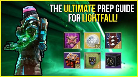 The Ultimate Lightfall Prep Guide Destiny Youtube