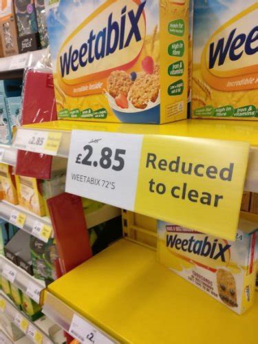 Weetabix 72 S £2 85 Instore Tesco Hotukdeals