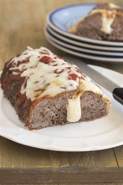 Meatloaf Recipe With Mozzarella Cheese In The Middle