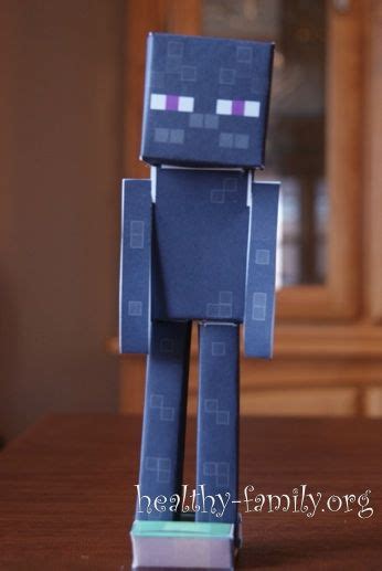 5easy Minecraft Papercraft Blue Enderman Papus Design Porn Sex Picture