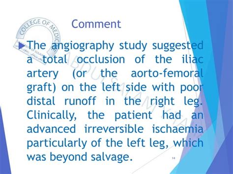 Suspected Aortofemoral Bypass Graft Thrombosis Pdf