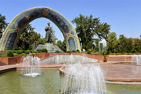 Rudaki Park Dushanbe Tajikistan Stock Photo - Download Image Now - iStock