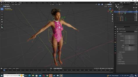 D Model Kali Pink Bikini Splash Vr Ar Low Poly Cgtrader