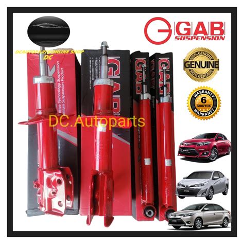 ORIGINAL GAB SUPER R HEAVY DUTY ABSORBER TOYOTA VIOS YARIS NCP150