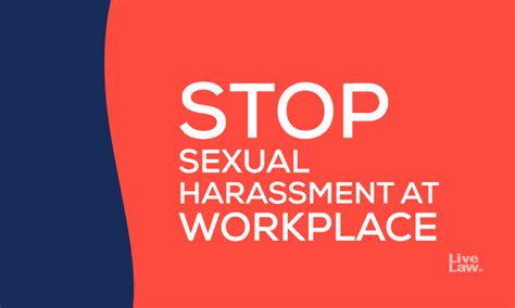 Stop Sexual Harassment At Work