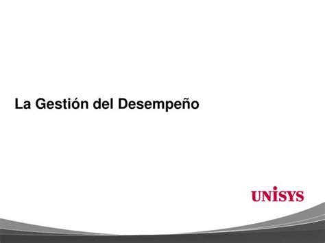 PPT La Gestión del Desempeño PowerPoint Presentation free download