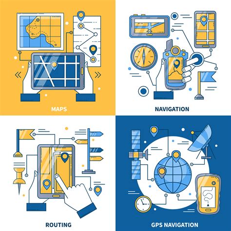 Navigation 2x2 Design Concept 483734 Vector Art at Vecteezy