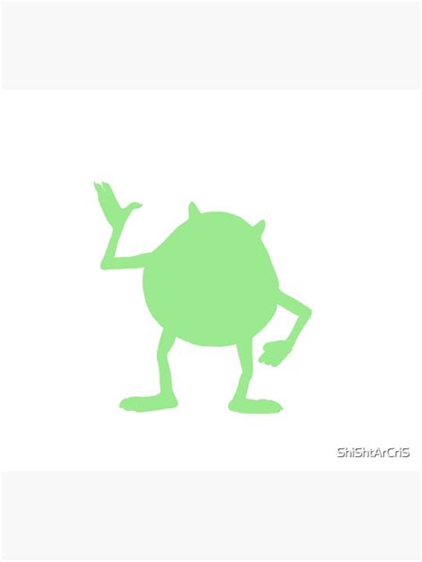 Mike Wazowski Sticker For Sale By Shishtarcris Redbubble