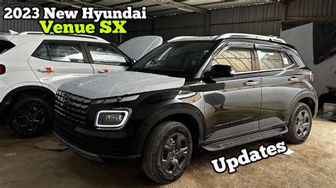 New Hyundai Venue Sx Facelift Black Colour Iska Bhi Mafia Look Lagta