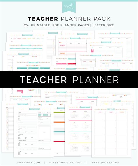 TEACHER PLANNER • Miss Tiina · Tina Raparanta