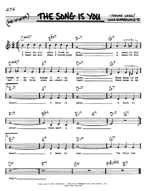 The Song Is You | Sheet Music Direct