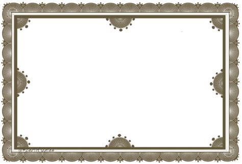 Award Certificate Border Template - Sarseh.com