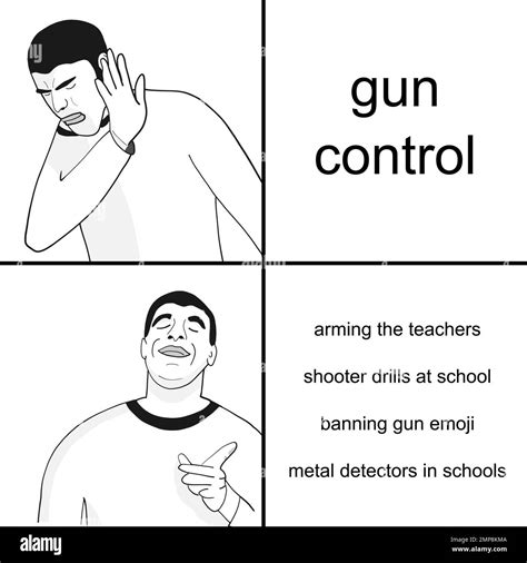 Gun Control And School Shootings Funny Meme For Social Media Sharing