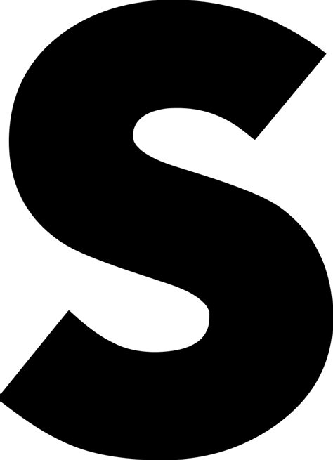 SVG > Заглавная буква письмо s - Свободное изображение и значок SVG ...