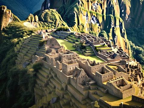 Premium AI Image | ruins of machu picchu