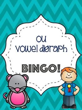 Ou Vowel Digraph Bingo Playing Cards By Lauren Mcintyre Tpt