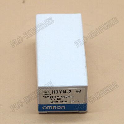 One New Omron H Yn Time Delay Relay Solid State Mounting Vac