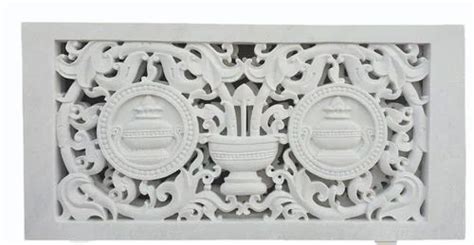 White Marble Stone Jali Design Carving Size X Feet At Rs