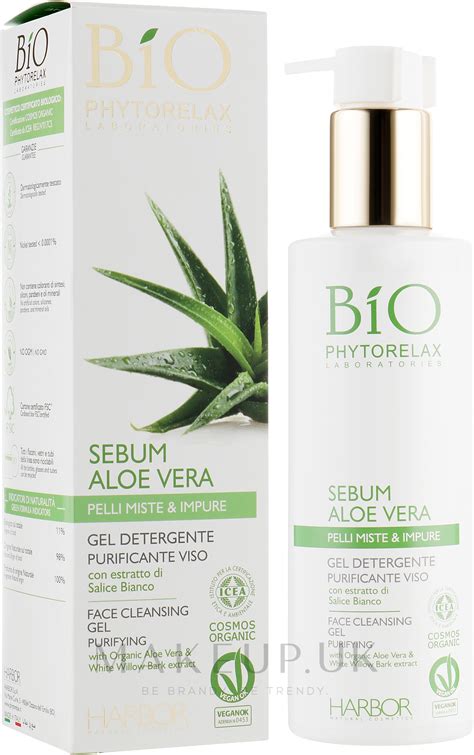 Phytorelax Laboratories Bio Phytorelax Sebum Aloe Vera Face Cleansing