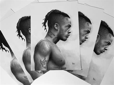 Xxxtentacion Drawing Prints Etsy