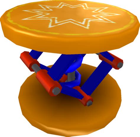 File Smg Asset Model Trampoline Png Super Mario Wiki The Mario