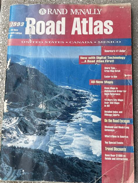 Vintage Rand Mcnally Road Atlas Commemorative Edition Etsy